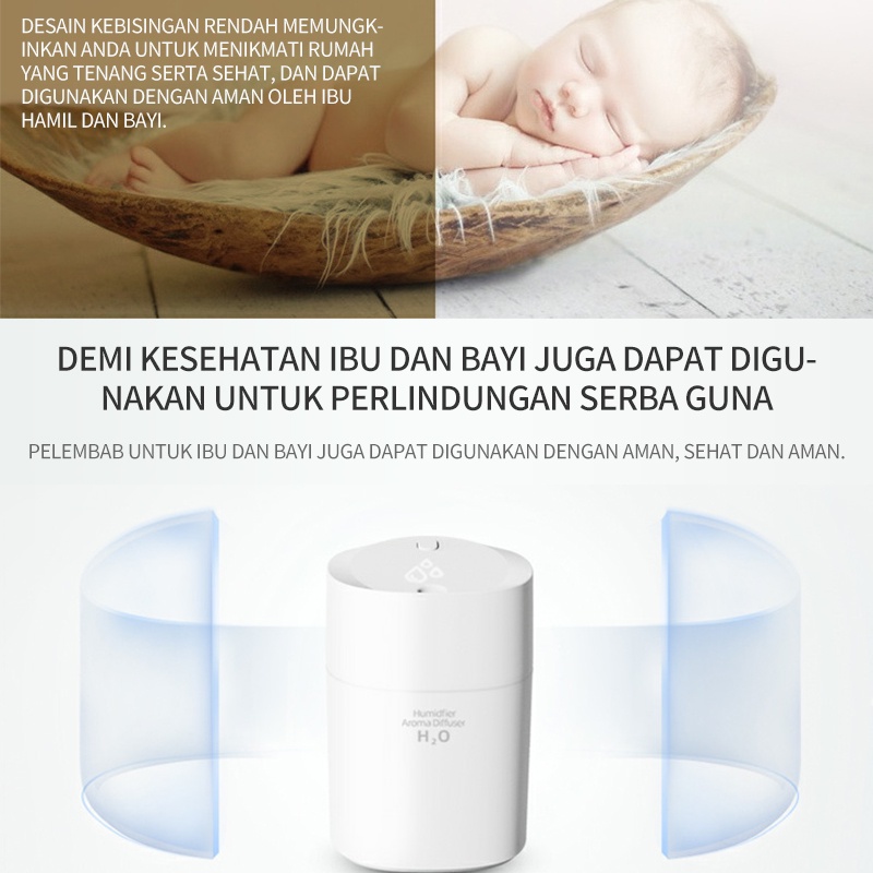 Baru K5 Aromaterapi Humidifier Mini Compact Mobil Desktop senyap Humidifier