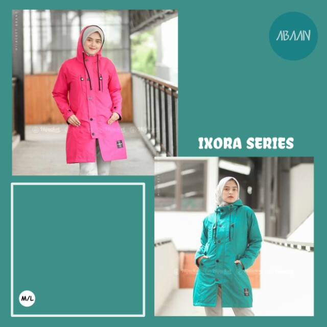 HIJACKET IXORA | jaket wanita | jaket muslimah best seller
