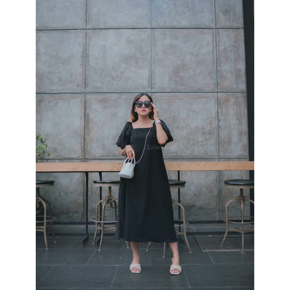 Ghea Dress ( Dress polos jatoh premium ) dress pantai dress elegant dress pesta dress kondangan dress bumil