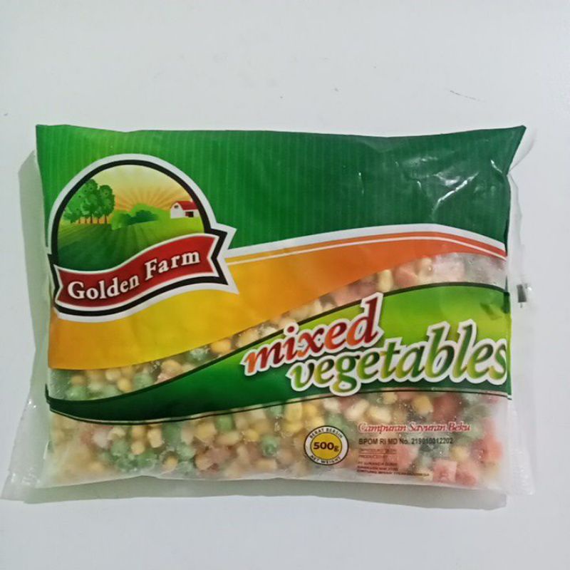

Golden Farm Mixed Vegetable 500gr