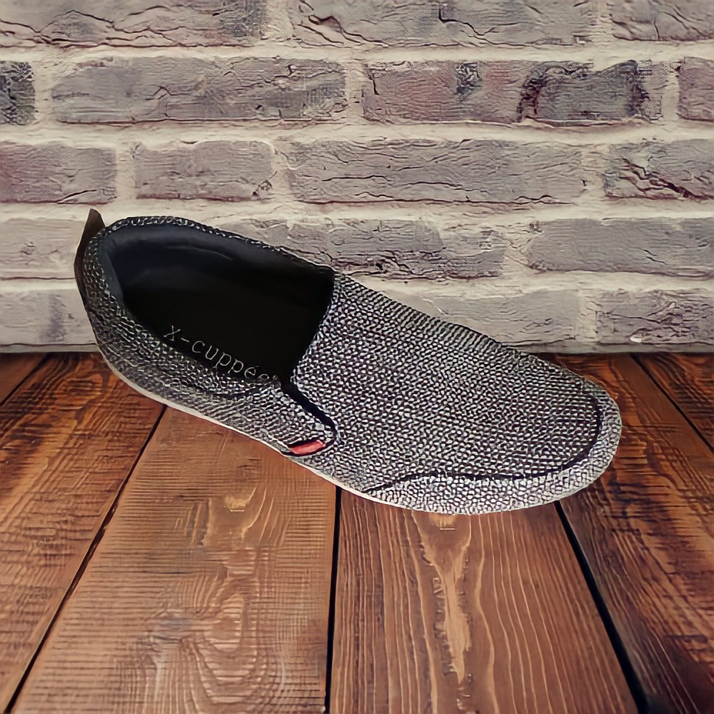 Sepatu pria kanvas denim casual X-Cuppee RG 01 slip on men shoes
