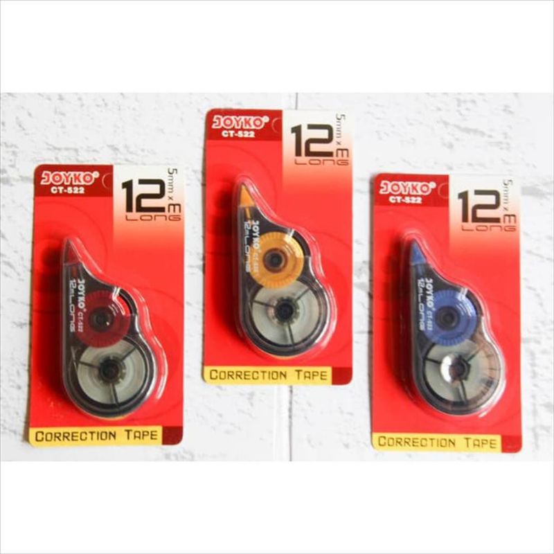 TIPEX ROLL JOYKO CT 522 PANJANG 12M