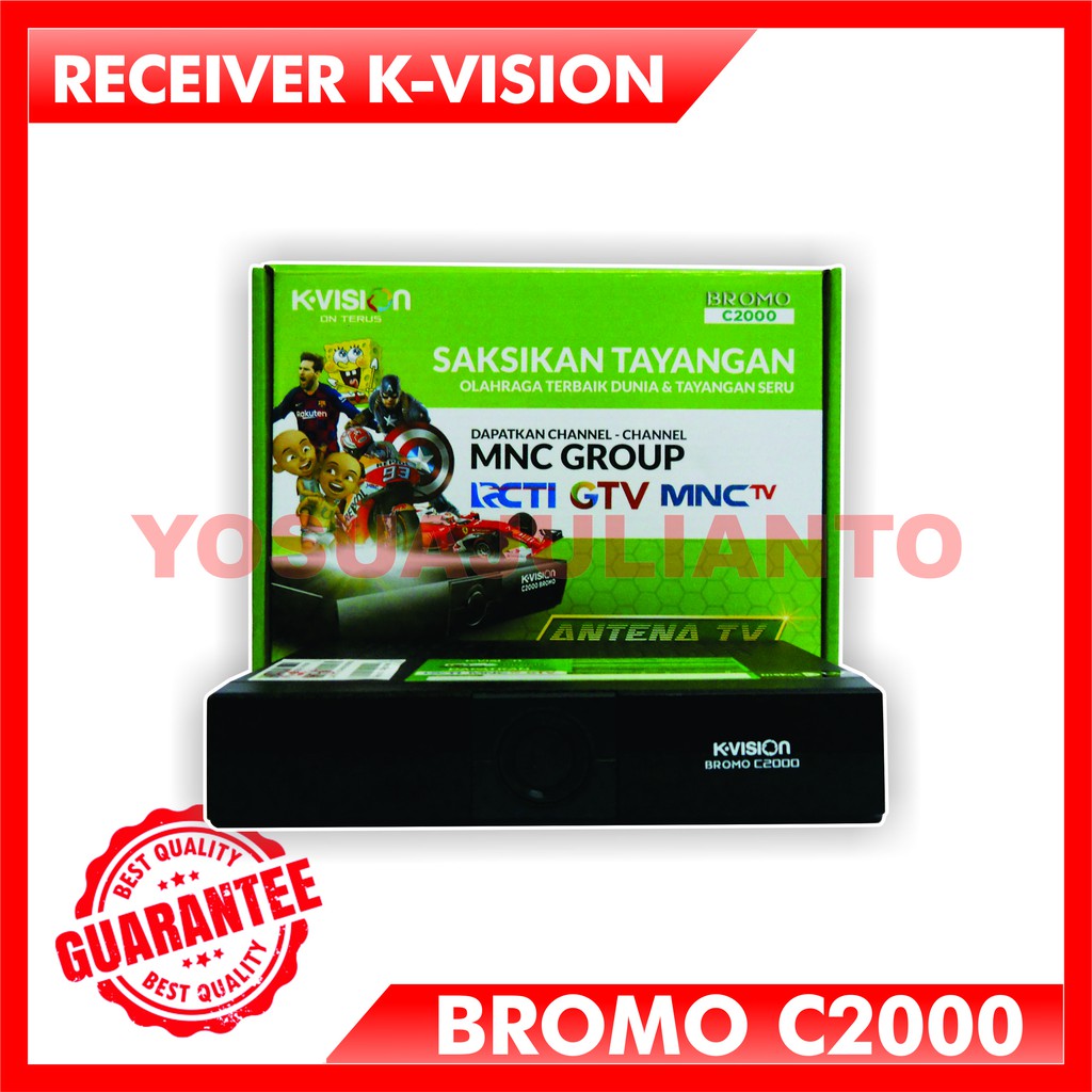 RECEIVER K-VISION BROMO C2000 HYBRID C BAND DAN KU BAND