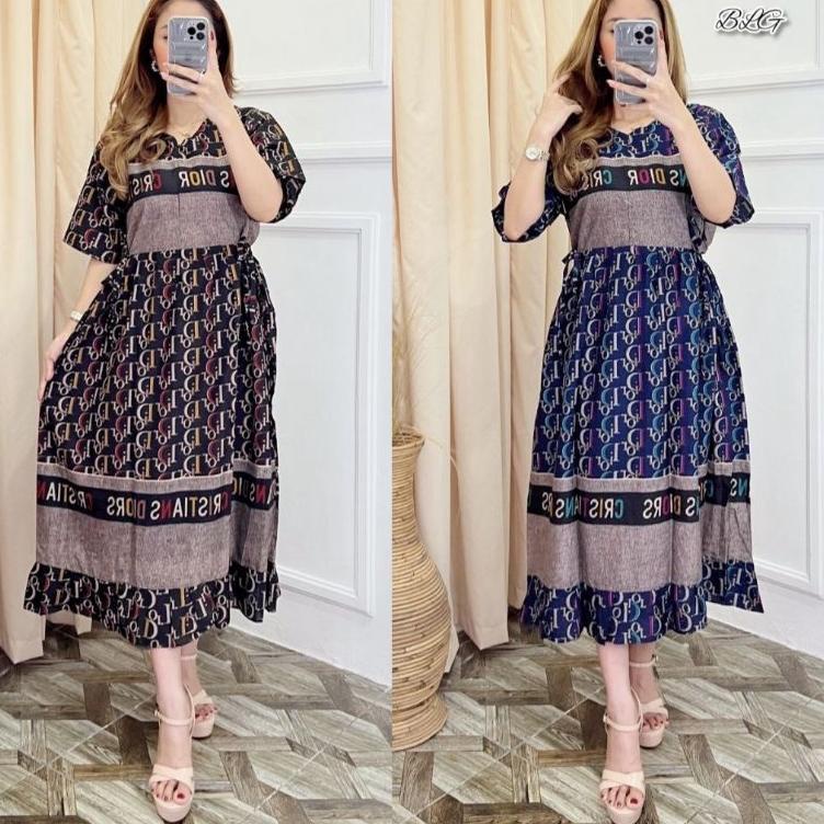 Terbaru.. DRESS DIOR VIRAL/DASTER DIOR TERBARU 2022/MIDI DRESS DIOR TERHITS/DRESS BRAND DIOR TERMURA