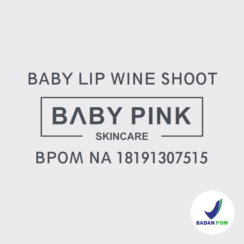 Baby Lip Wine Shoot Lipstik Baby Pink Skincare Aman Original Resmi BPOM