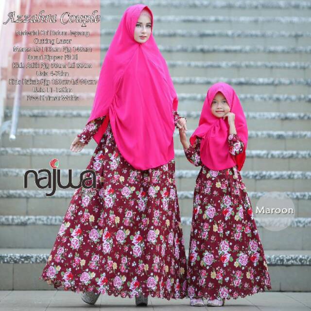 Azzahra couple ibu dan anak by najwa