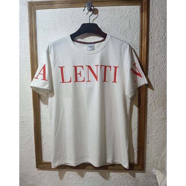 Kaos valentino import putih