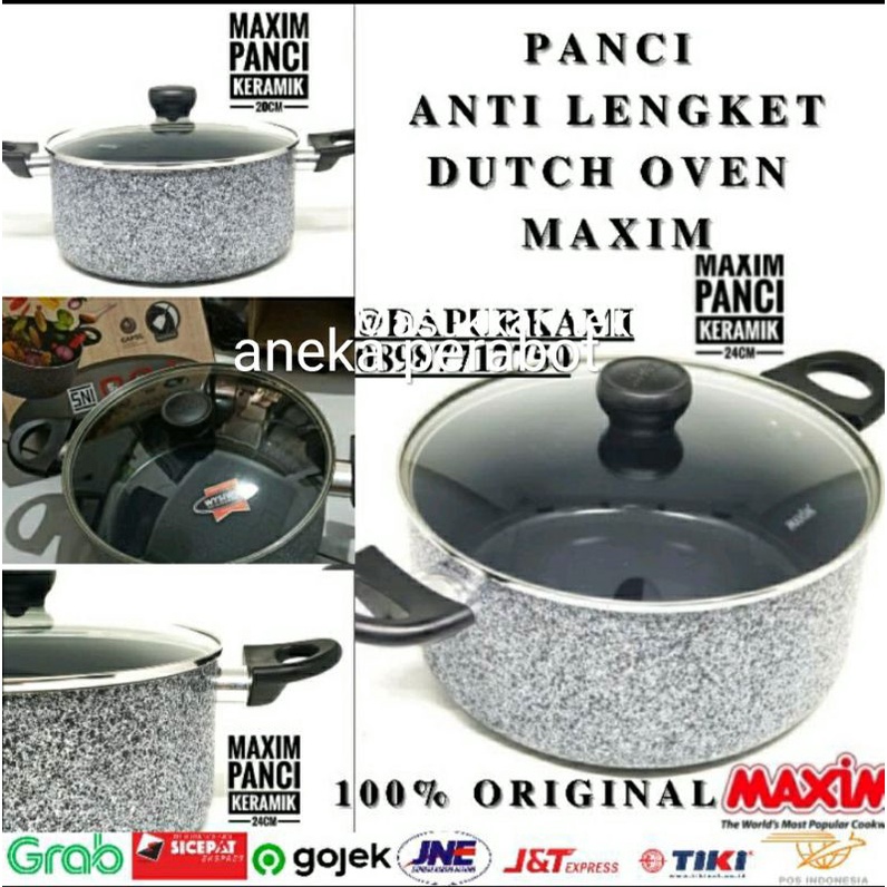 PANCI KERAMIK PANCI MASAK PANCI SAYUR PANCI MARBLE MAXIM NEOSTONE