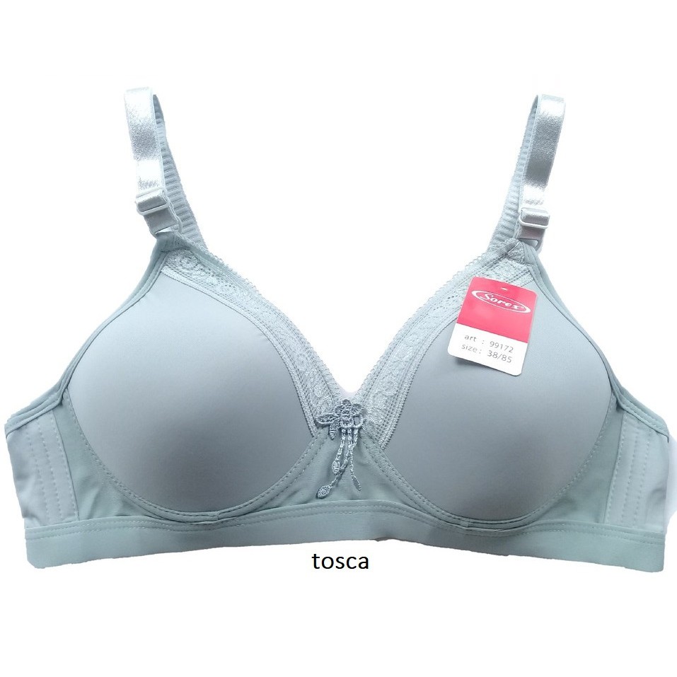 BB BRA SOREX 99172 CUP BESAR BIG SIZE CUP TANPA KAWAT BUSA TIPIS SILKY LEMBUT UNDERWEAR WANITA