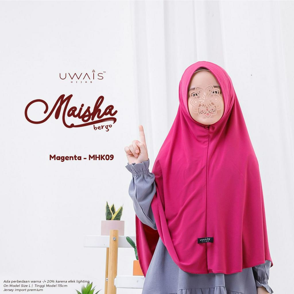 JILBAB KERUDUNG ANAK INSTANT UWAIS HIJAB SOFTPAD MAISHA BERGO SEKOLAH SEHARI-HARI JERSEY KIDS FASHIO