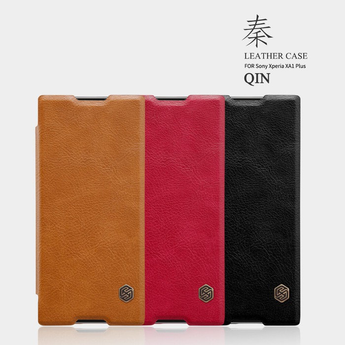 Flip Cover SONY Xperia XA1 Plus Nillkin Qin Leather Flip Case Original