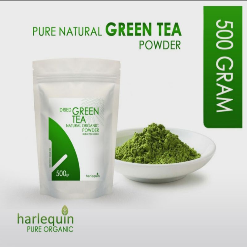 

Green Tea Powder 500 Gram Bubuk teh hijau organik