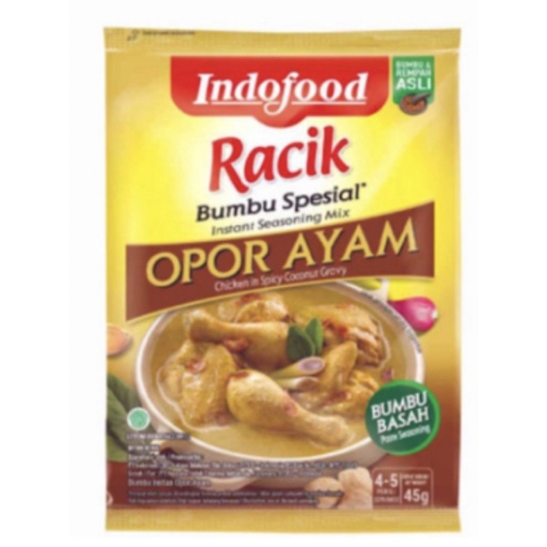 

SayurHD Indofood Opor Ayam 50gr Bumbu Masak Instant