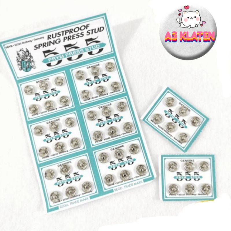 Kancing Ceplis 555-Kancing Cetit 555-Kancing Cetet 555-Kancing Jepret 555