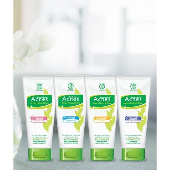 Acnes Creamy Wash / Oil Control Face Wash / Natural Care Yogurt Touch / Complete White foaming wash