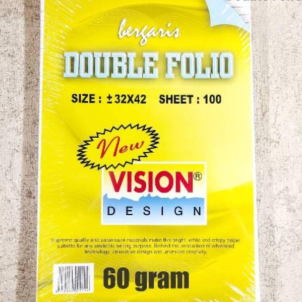 

Sale Sekarang,, DOUBLE FOLIO VISION 100 LEMBAR