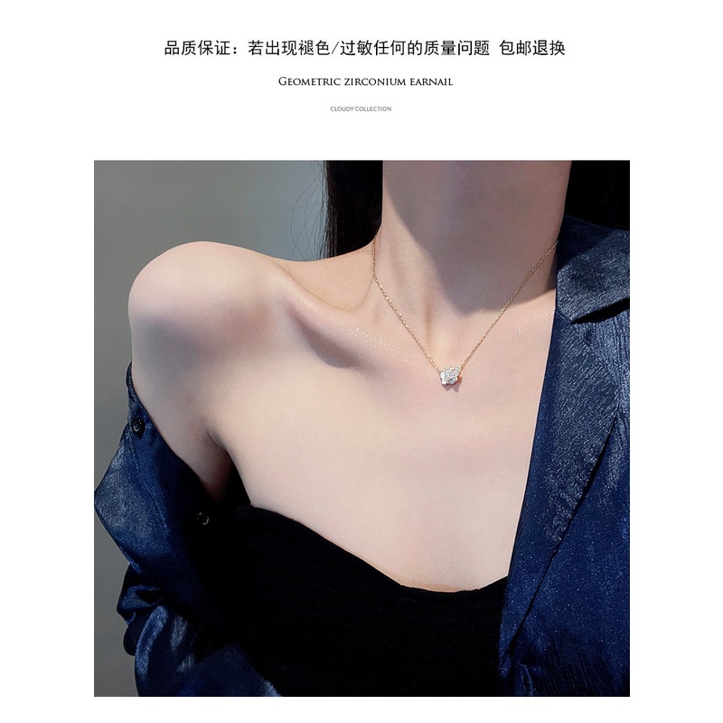 Kalung KL95 Stainless Steel / Titanium Made in Korea Premium Fashion Wanita Kalung unik Lucu Keren /Deluna/BS