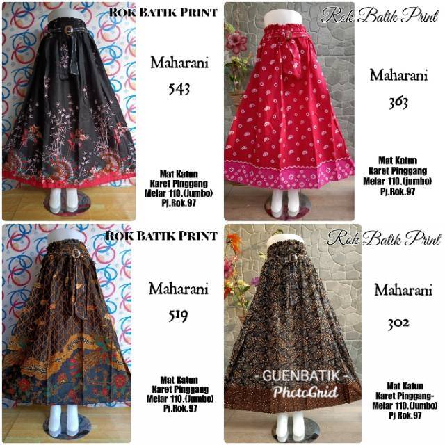 ROK BATIK PRINT MAHARANI original BATIK PEKALONGAN