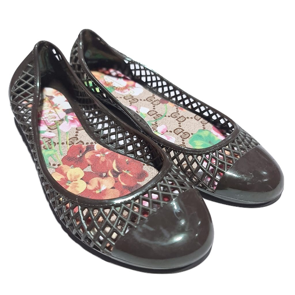 BARA BARA ORIGINAL jelly shoes sepatu wanita flat shoes karet import barabara dd606