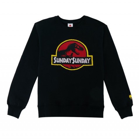 

SundaySundayCo - Sweater - Jurasic Crewneck Black