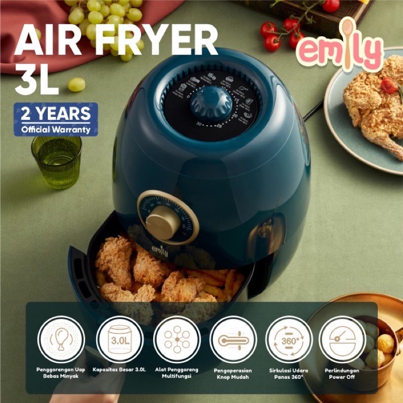 Emily Air Fryer 3L/Air fryer