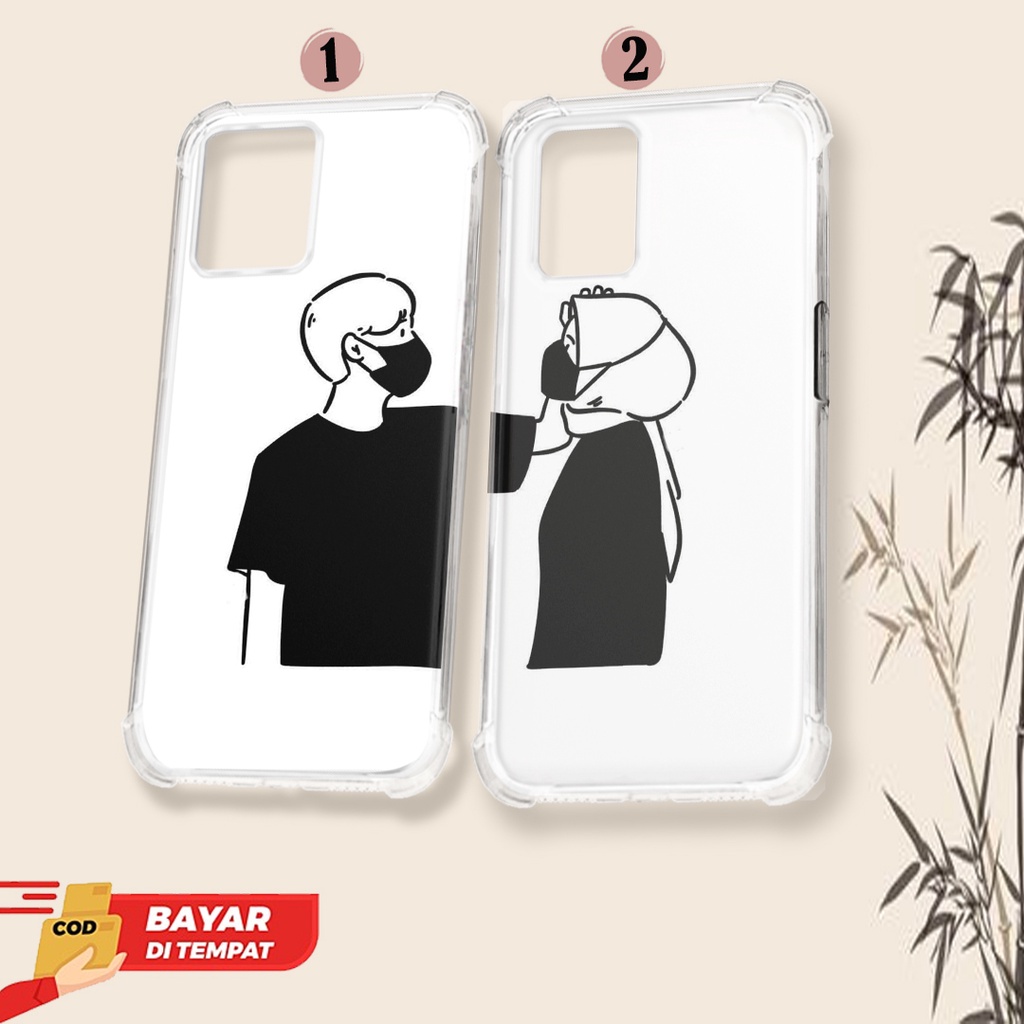 Picks Case Anticrack Softcase Oppo A16E OPPO A5S OPPO A74 4G / A95 OPPO A16 A1K Motif Pattern Case C