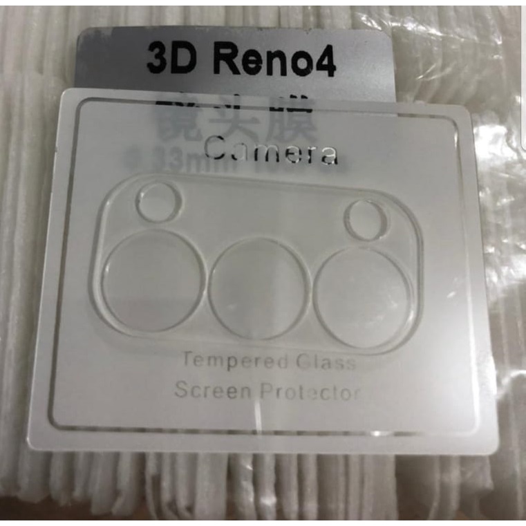 Pelindung Lensa Kamera Oppo Reno 4 6 4G 4F Tempered Glass Camera Kaca Full Frame