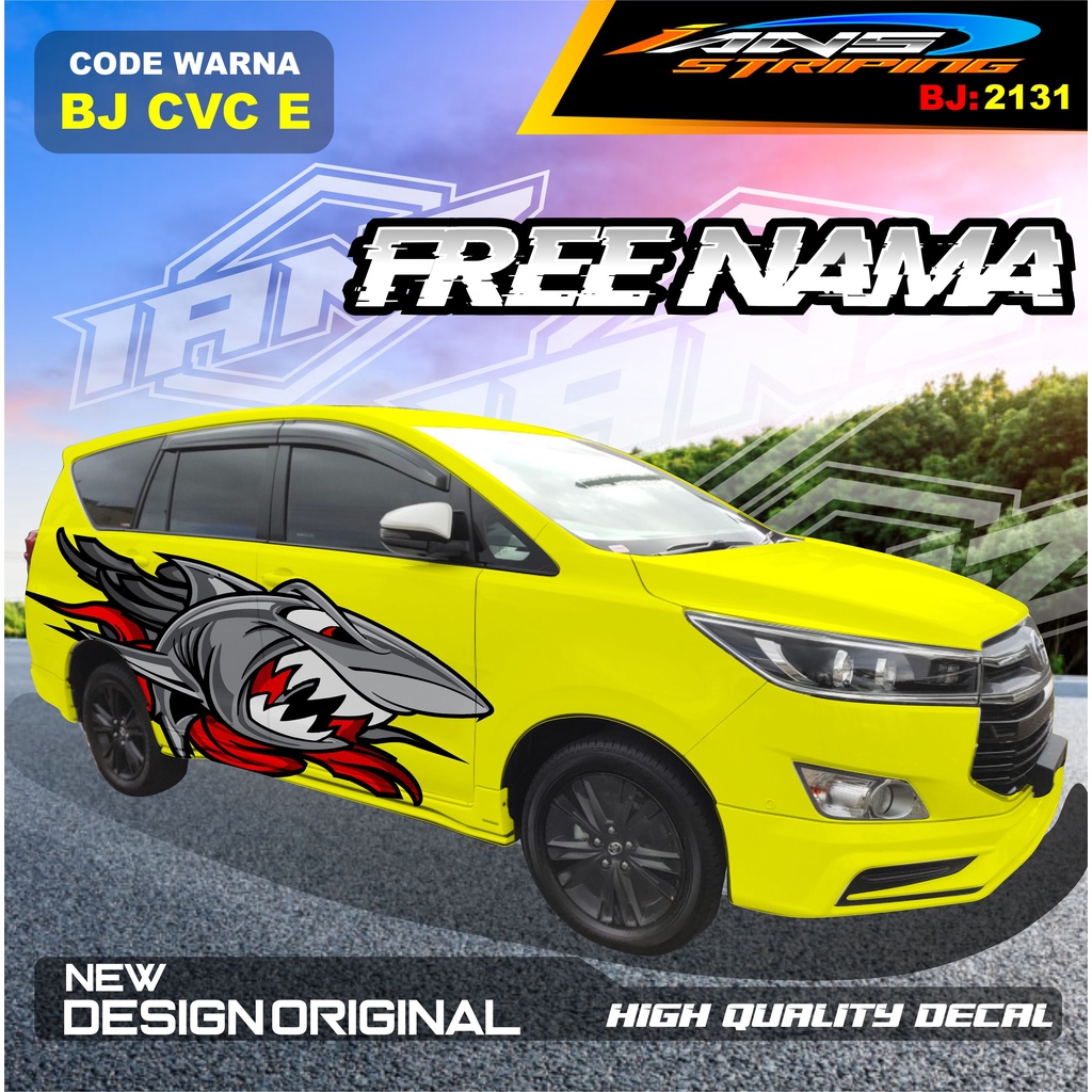 STIKER MOBIL INNOVA REBORN / VARIASI STICKER MOBIL AVANZA  / STIKER MOBIL XENIA / DECAL STIKER MOBIL PAJERO SPORT