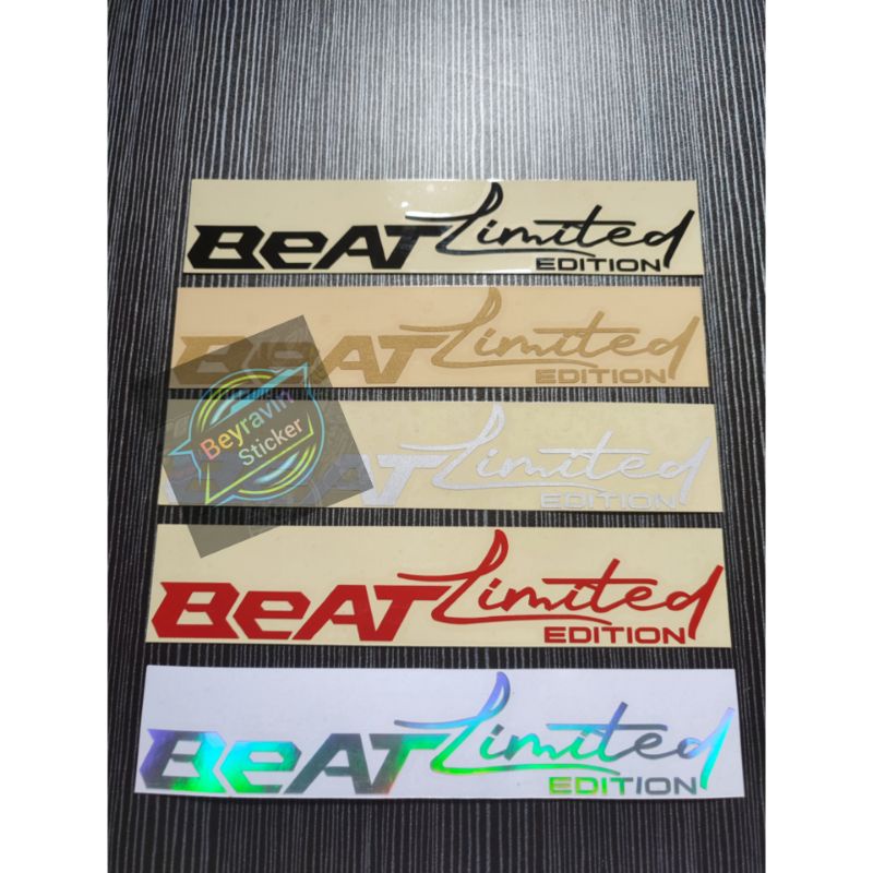 STIKER BEAT STICKER BEAT LIMITED EDITION CUTTING