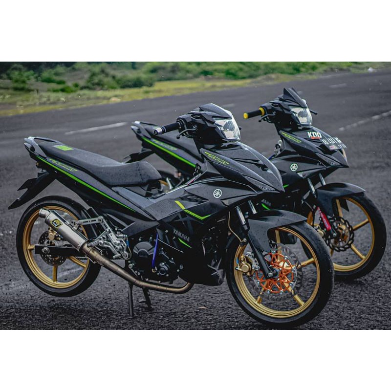 Striping Lis Sticker Vareasi Yamaha MX-KING 150 Hijau 2019 Striping Mx King Sticker Mx King