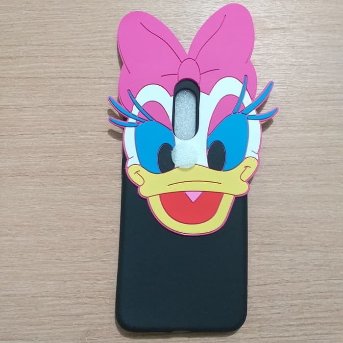 Case Nokia 6.1 Plus 6.1plus New Matte Black Karakter 3D Daishy Duck
