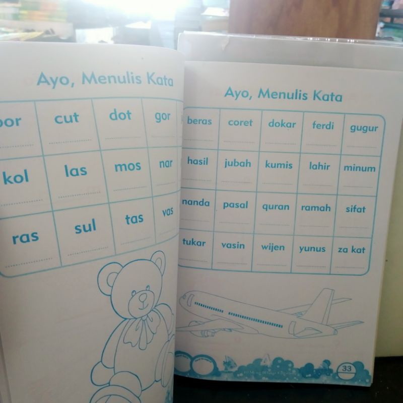 buku 10 menit belajar calistung 64 halaman (21×30cm)