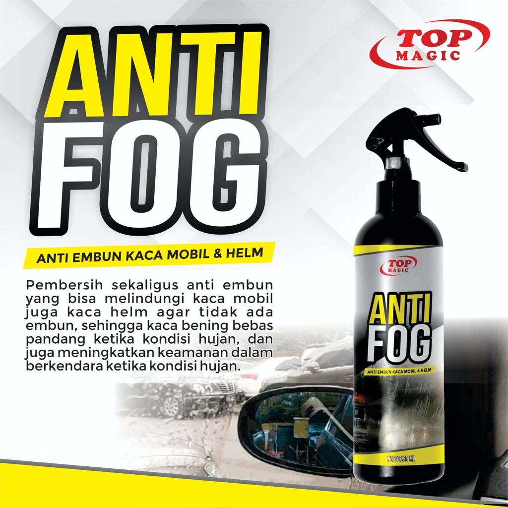 Cairan Pembersih Kaca Anti Embun Kaca Mobil Cairan Anti Fog Spion Mobil Spray Anti Fog Kaca Mobil Kaca Helm Kacamata Top Anti Fog 250ml