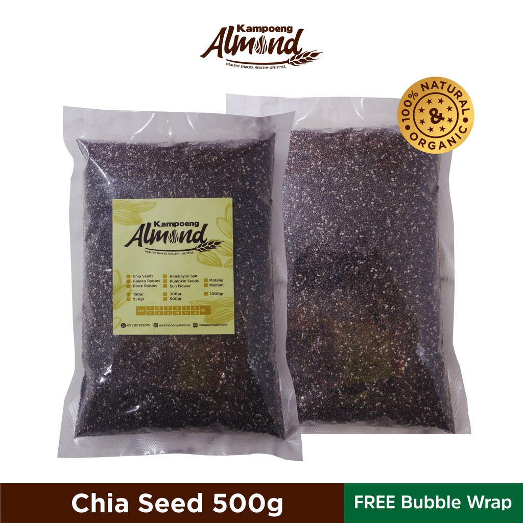 

Organic Black Chia Seed Uk. 500 Gr