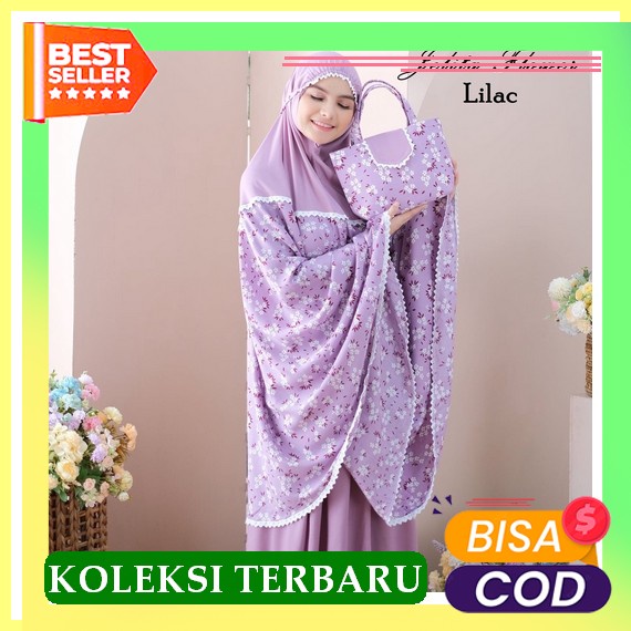 Mukena Rukuh Wanita Dewasa Remaja Cantik Murah Mewah Premium Terbaru 2022 Model Kekinian Polos Bahan