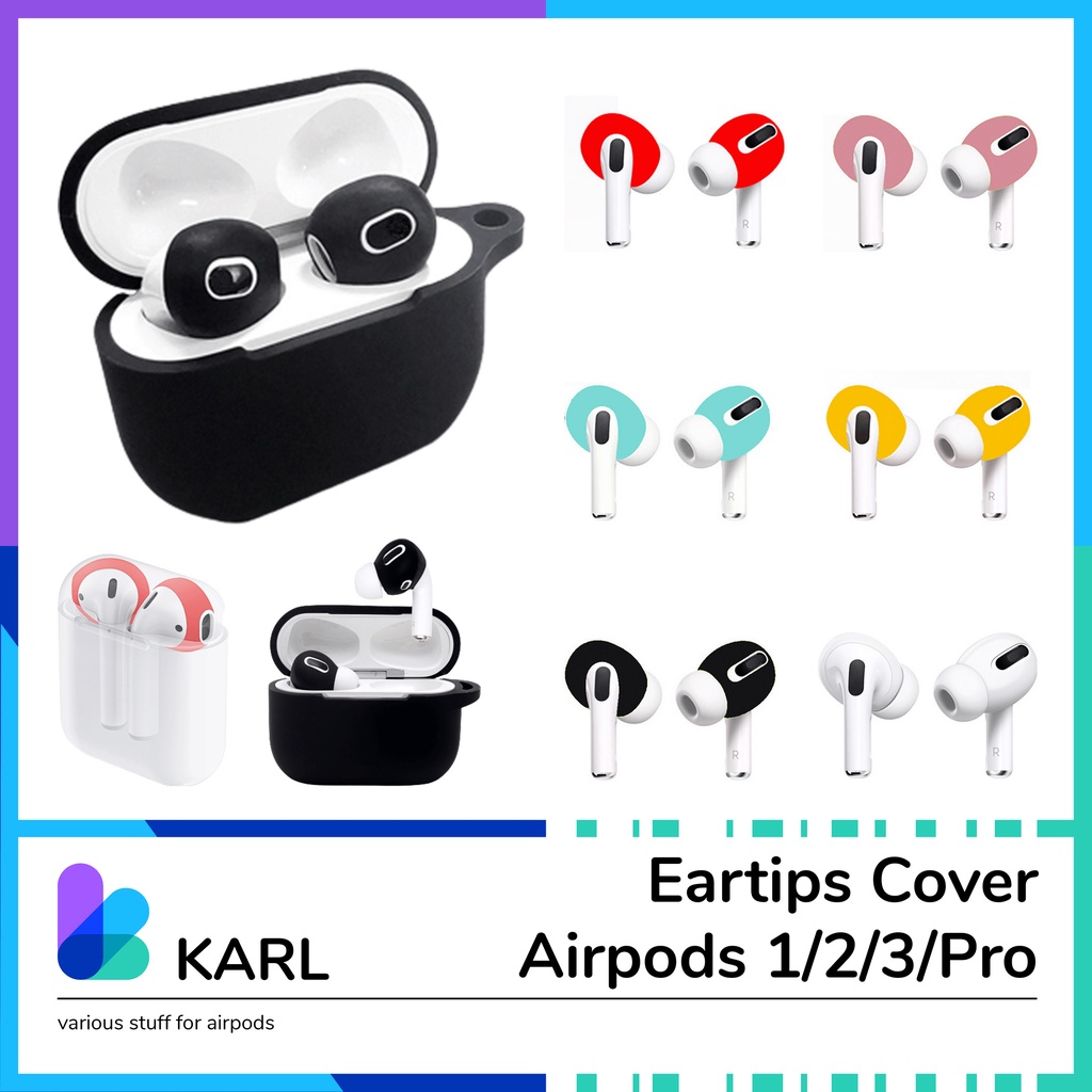 Case Cover Airpods Gen 1/2/3/Pro Inpods Ultra Thin Earphone Tips Anti Slip Earbud Earcaps