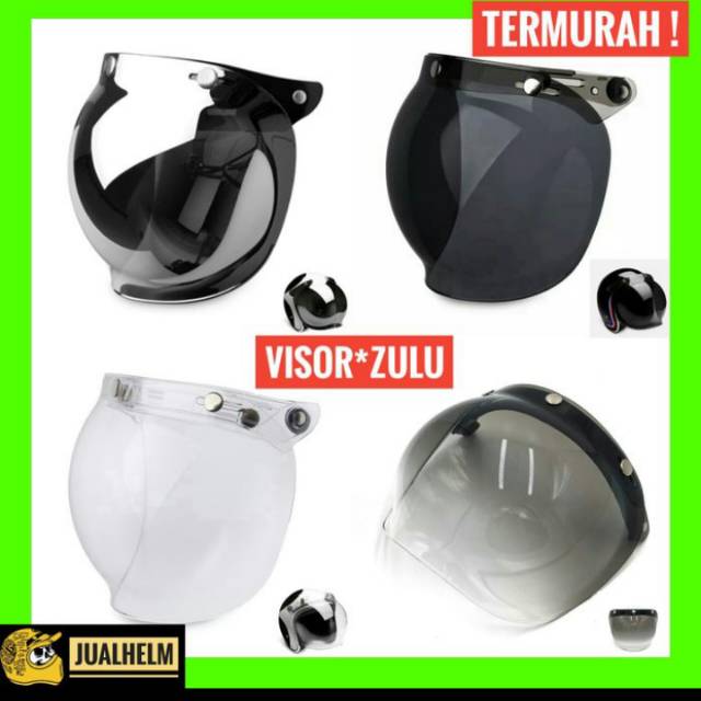 KACA HELM ZULU BUBBLE /VISOR ZULU