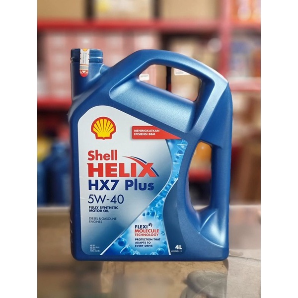 Oli Shell Helix HX7 Plus 5w/40 4L