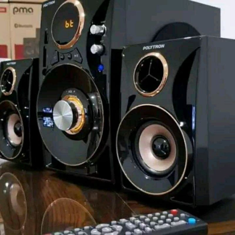 SPEAKER PMA 9310 BLUETOOTH ORIGINAL POLYTRONN SUPER BASS