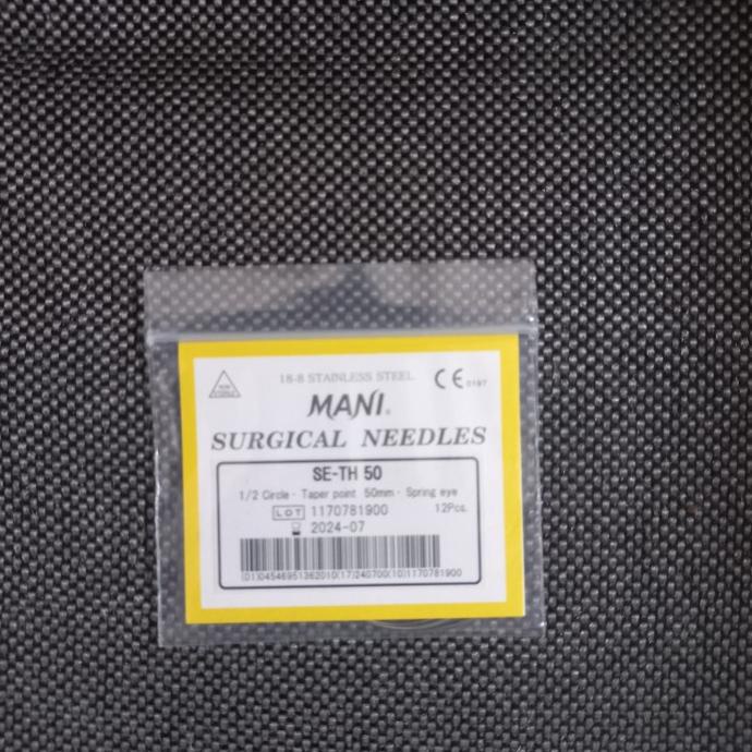 Jarum Bedah Se-Th 50/ Surgical Needle / Jarum Hecting Kulit / Mani