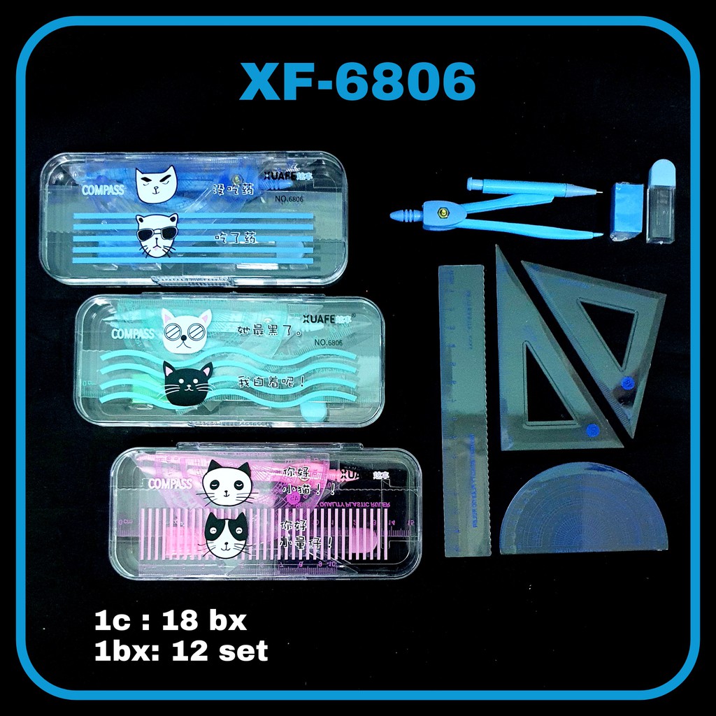 

ILP Jangka XF-6806 / Jangka Sekolah / Math Set