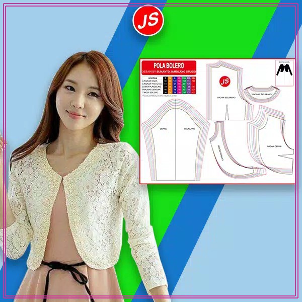 Pola Jiplak Bolero [ JP 048 ] | Rotsa.Id