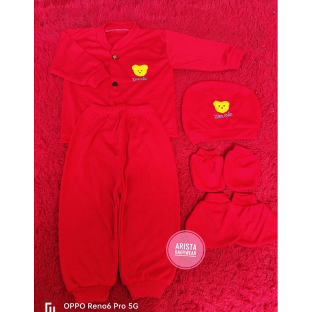 SET BABY NEWBORN (1set baju,celana,topi,Sartaki bayi)