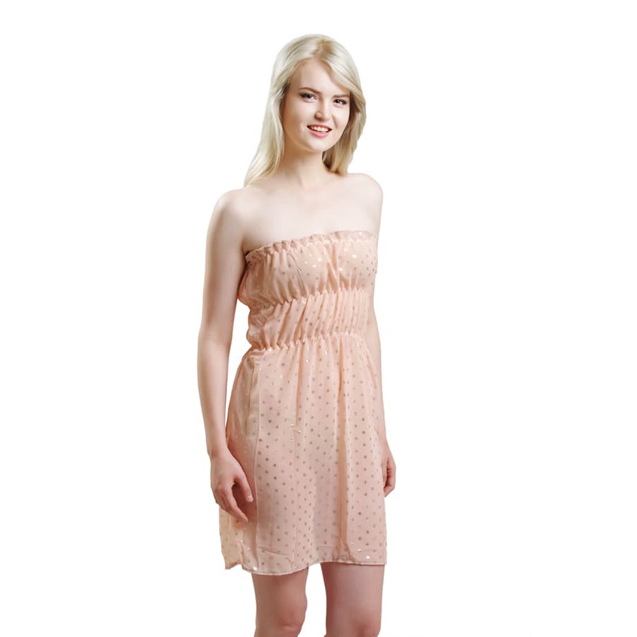 L-1021 Gold Blink Lingerie Dress