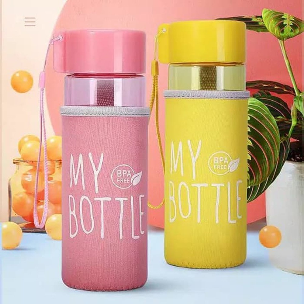 MY BOTTLE TALI BENING WARNA 500ML / BOTOL MINUM TALI PORTABLE BENING