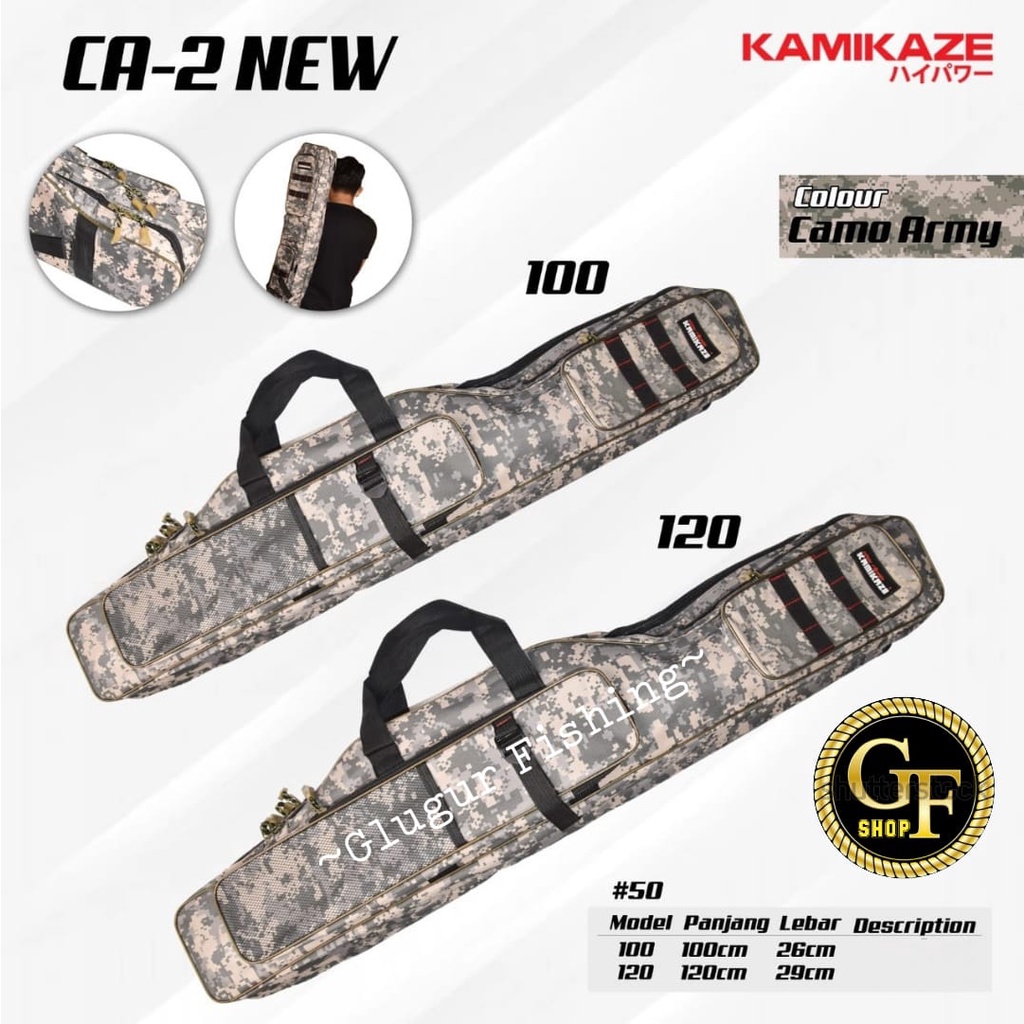 TAS PANCING KAMIKAZE CA-2 NEW - COLOUR CAMO ARMY SIZE : 100 - 120 CM