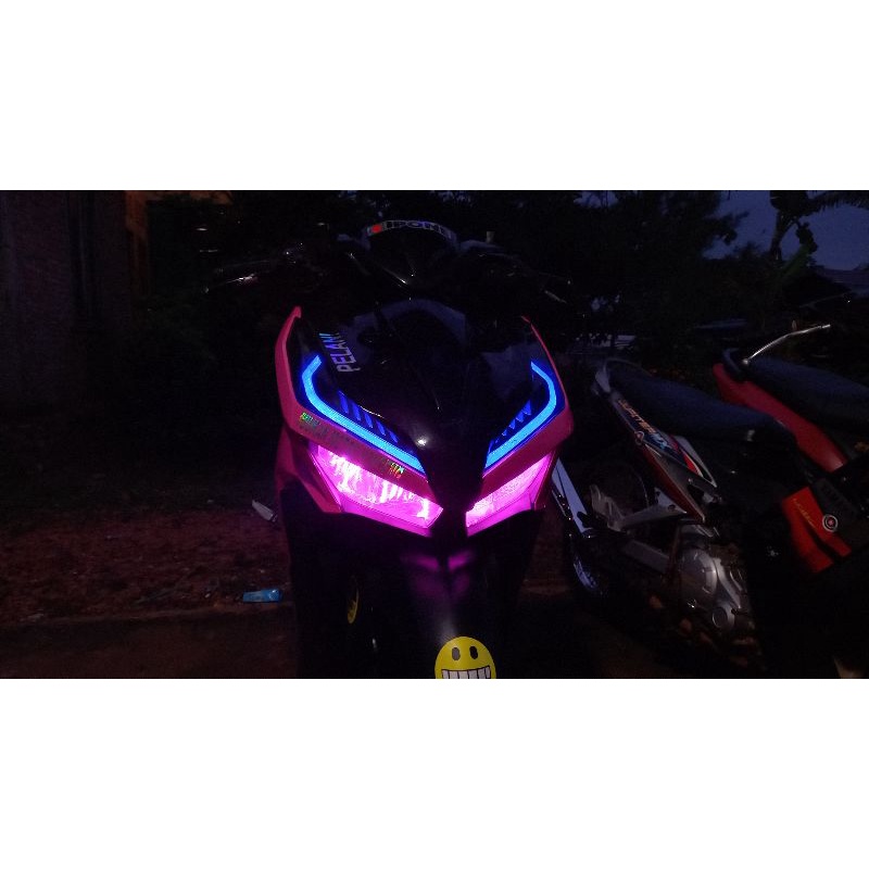 PAKET Alis RGB fullset reflektor untuk Vario 125/150 new 2018-2022 FREE DEMON EYES