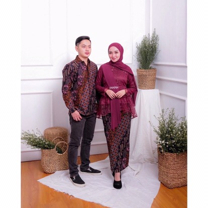 Maura Couple - Sania Ruffle Batik Couple Ori Ndoro Jowi Dnt Garansi Termurah Shopee - Batik Solo