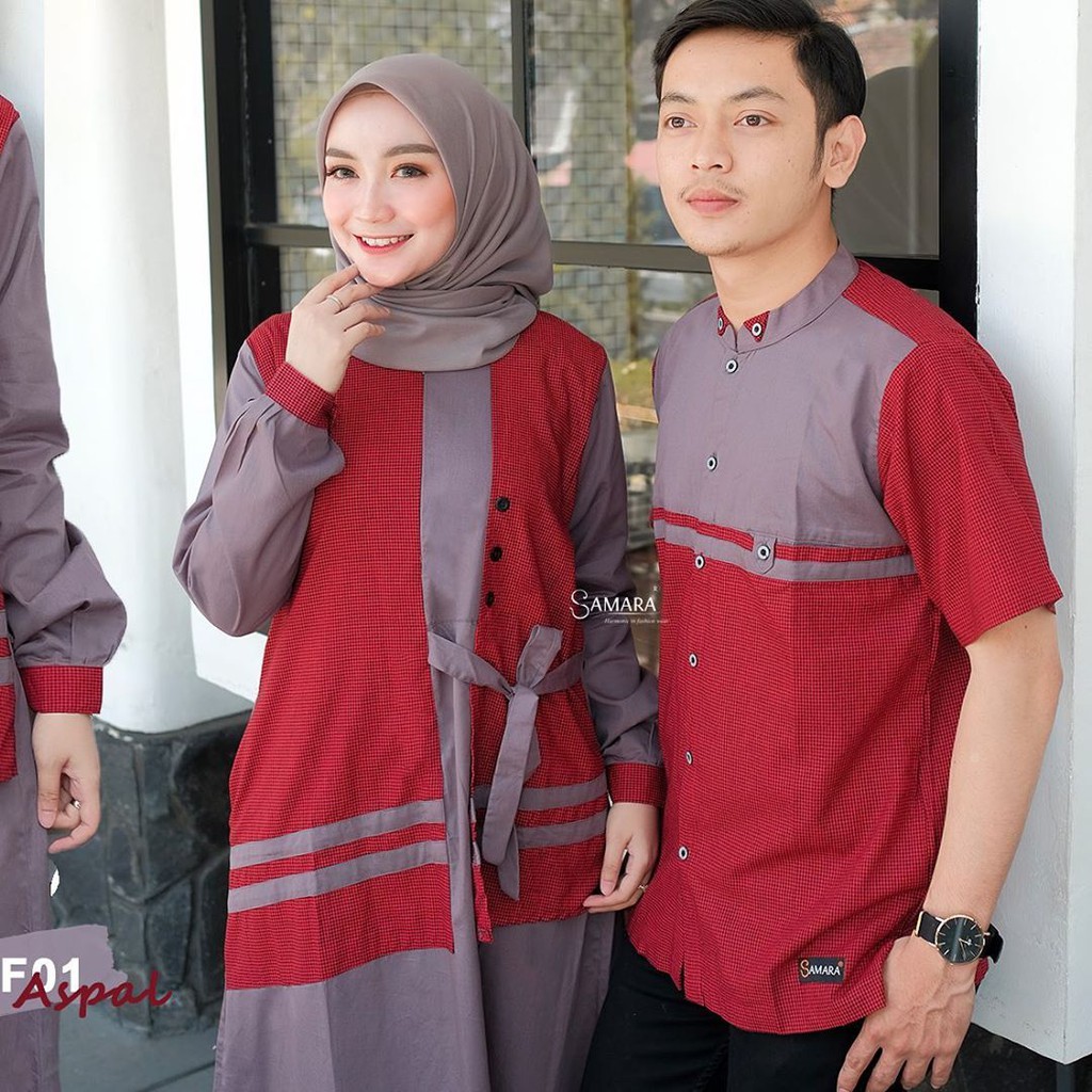 20+ Trend Terbaru Baju Lebaran Gamis Couple Terbaru 2020