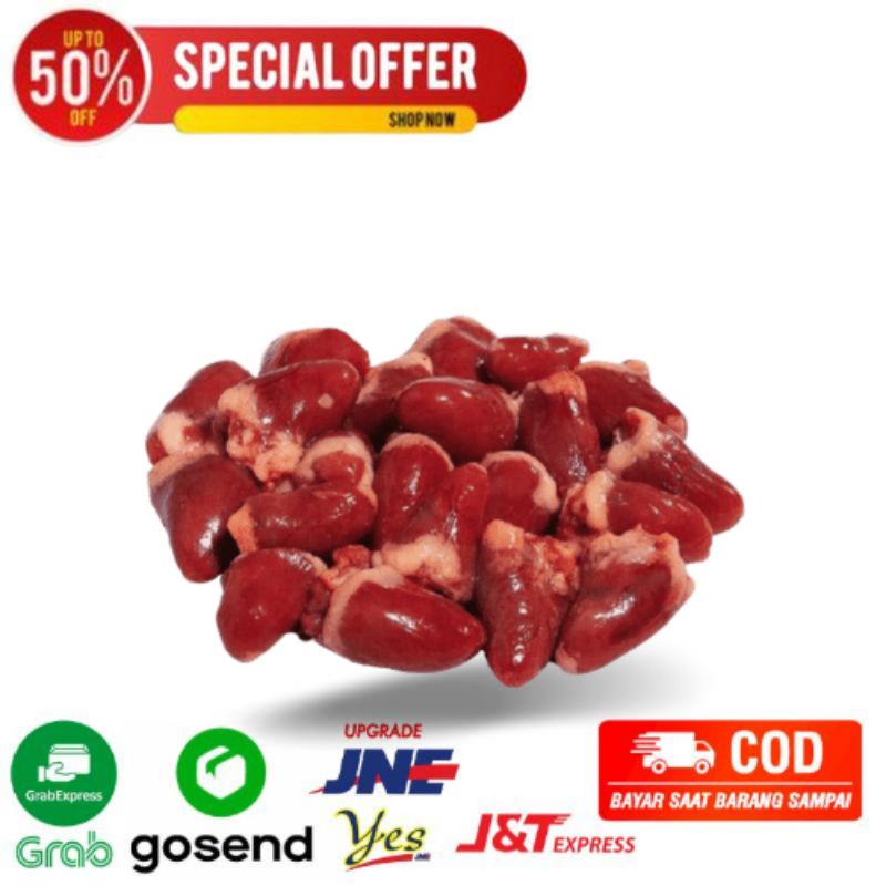 

Jantung Ayam Broiler Mentah Fresh Segarmart Bandung